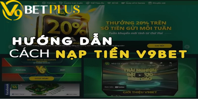 Hướng dẫn cách nạp tiền vào V9bet nhanh