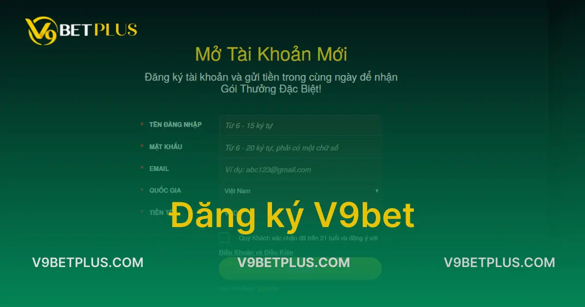 Đăng ký V9bet